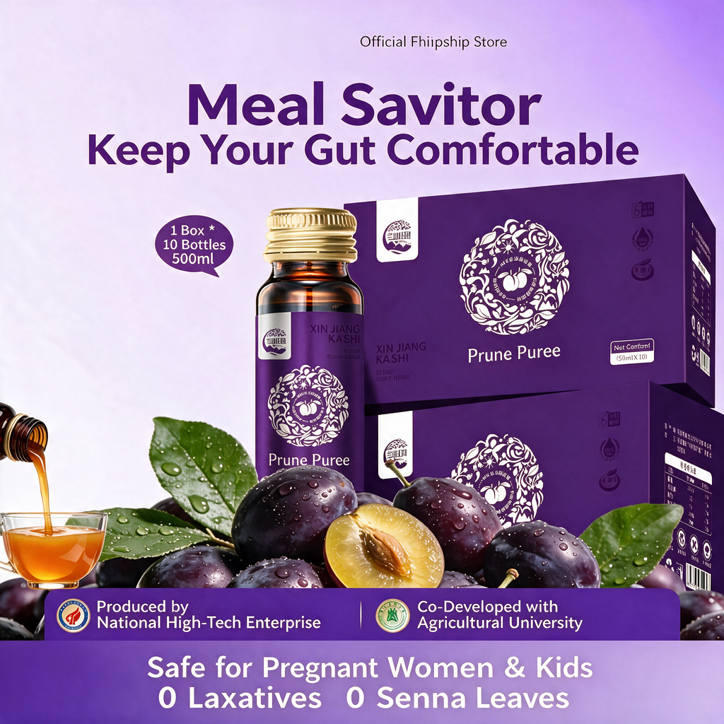 GutDetox™ Concentrated Prune Juice Shots - Natural Fast Debloat & Gut Cleanse