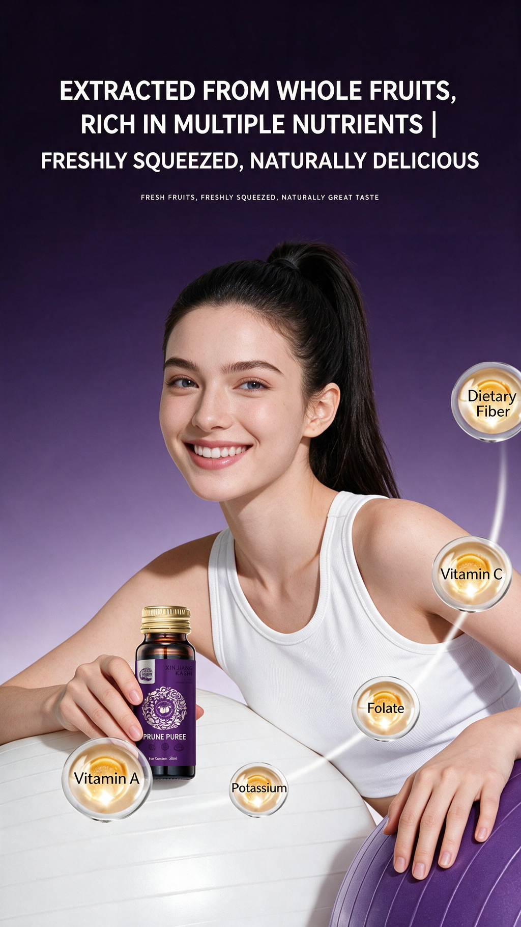 GutDetox™ Concentrated Prune Juice Shots - Natural Fast Debloat & Gut Cleanse